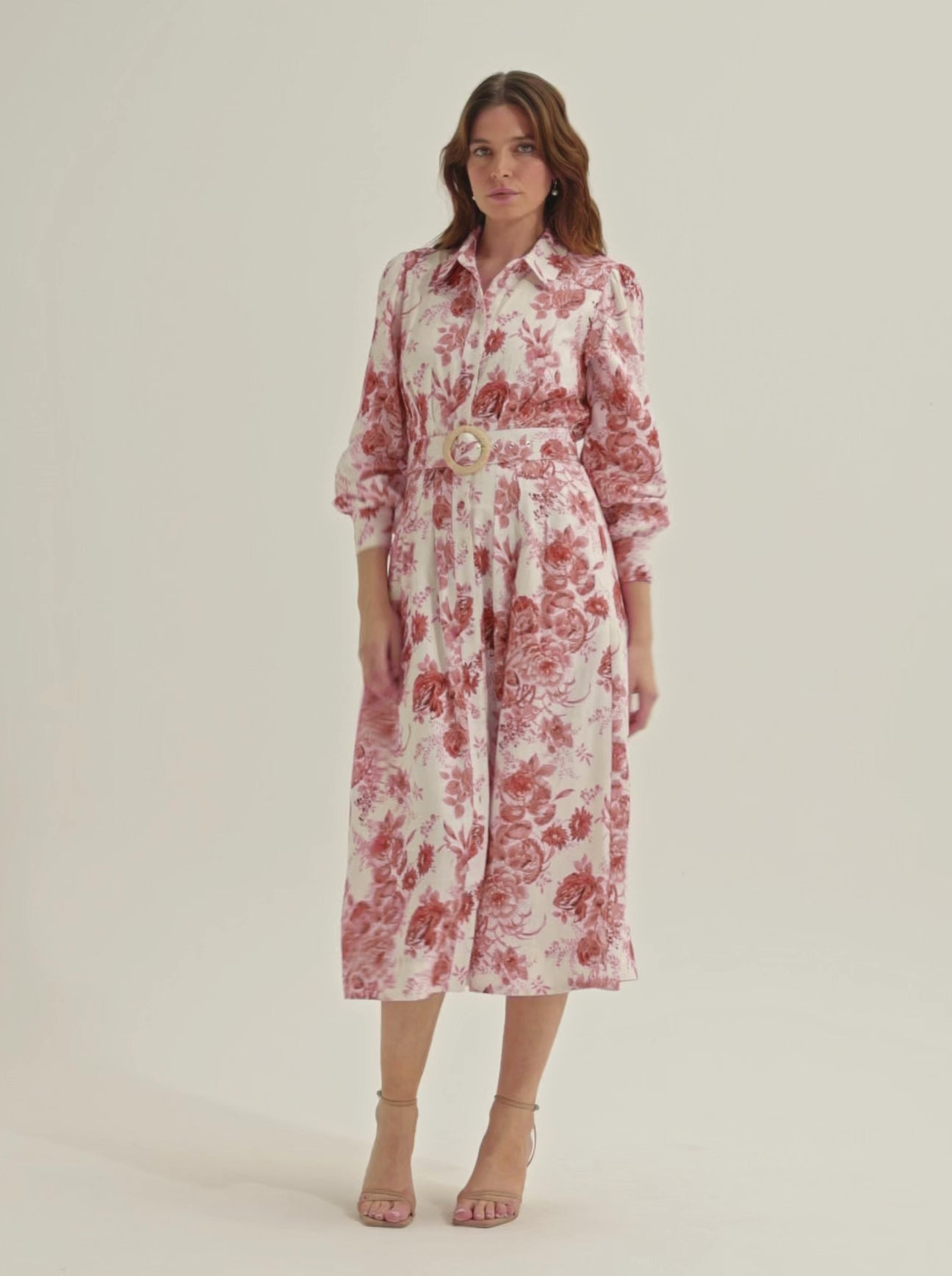 Amalfi Bloom Shirtdress